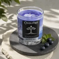 Blueberry Mint Hand-Poured Soy Candle – Image 1