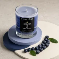Maine Blueberries Hand-Poured Soy Candle – Image 2