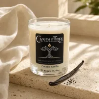 Creamy Vanilla Hand-Poured Soy Candle – Image 2
