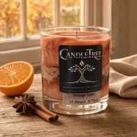 Orange Spice Hand-Poured Soy Candle – Image 2
