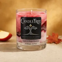 Apples & Maple Bourbon Hand-Poured Soy Candle – Image 3