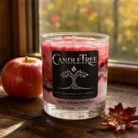 Apples & Maple Bourbon Hand-Poured Soy Candle – Image 2