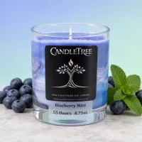 Blueberry Mint Hand-Poured Soy Candle – Image 2