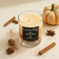 Pumpkin Spice Hand-Poured Soy Candle – Image 1