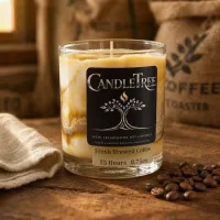 Fresh Brewed Coffee Hand-Poured Soy Candle – Image 1