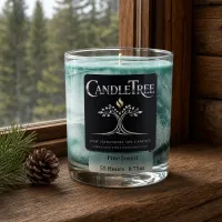 Pine Forest Hand-Poured Soy Candle – Image 1