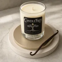 Creamy Vanilla Hand-Poured Soy Candle – Image 1