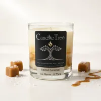 Salted Caramel Hand-Poured Soy Candle – Image 2
