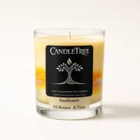 Sunflower Hand-Poured Soy Candle – Image 3
