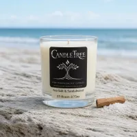 Sea Salt & Sandalwood Hand-Poured Soy Candle – Image 2