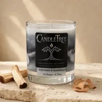 Palo Santo & Sandalwood Hand-Poured Soy Candle – Image 2