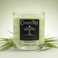 Fresh Cut Grass Hand-Poured Soy Candle – Image 2