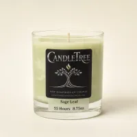 Sage Leaf Hand-Poured Soy Candle – Image 2