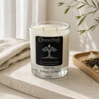 White Tea Hand-Poured Soy Candle – Image 2