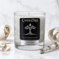 White Birch Hand-Poured Soy Candle – Image 3