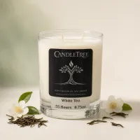 White Tea Hand-Poured Soy Candle – Image 3