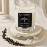 White Tea Hand-Poured Soy Candle – Image 1