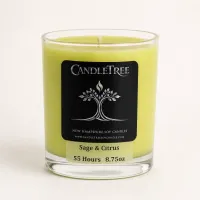 Sage & Citrus Hand-Poured Soy Candle – Image 3