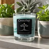 Basil Sage Mint Hand-Poured Soy Candle – Image 3