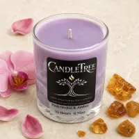 Pink Orchid & Amber Hand-Poured Soy Candle – Image 3