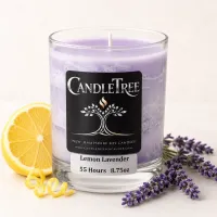Lemon Lavender Hand-Poured Soy Candle – Image 3