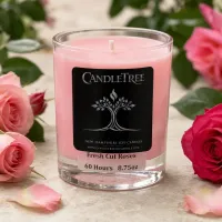 Fresh Cut Roses Hand-Poured Soy Candle – Image 1