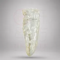 貔貅龙牙 · 翡翠护身吊坠 – Image 1