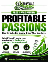 Profitable Passions FREE Sample – Image 1