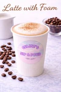 Latte with Foam – Image 1