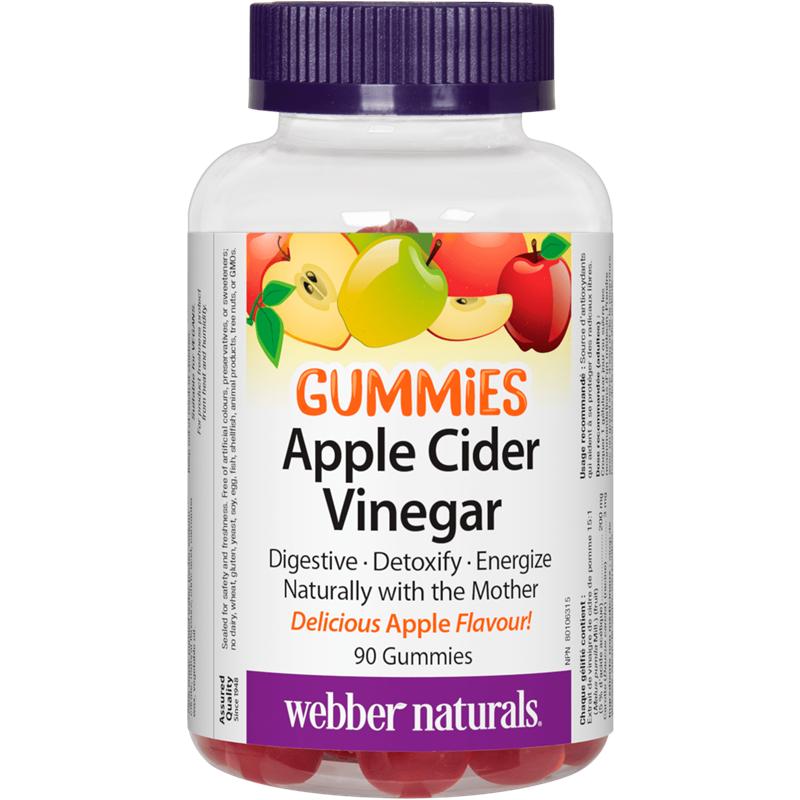 ЯБЪЛКОВ ОЦЕТ ГЪМИ Apple Cider Vinegar Gummies Хранителна добавка, 90 желирани таблетки – Image 1
