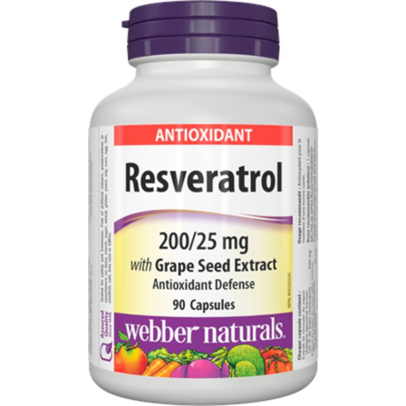 Ресвератрол 200 mg с Гроздово семе 25 mg / 90 капсули – Image 1