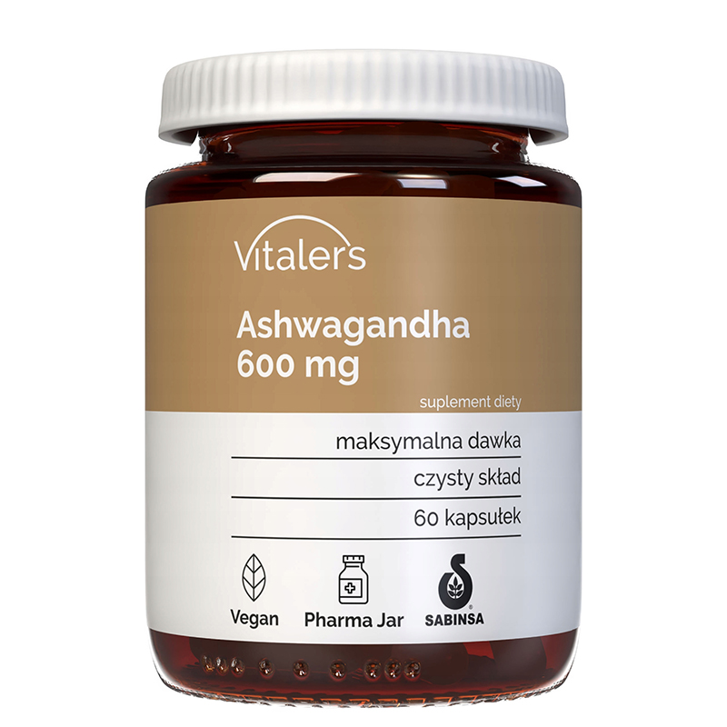Ашваганда 600 mg Хранителна добавка, 60 капсули – Image 1