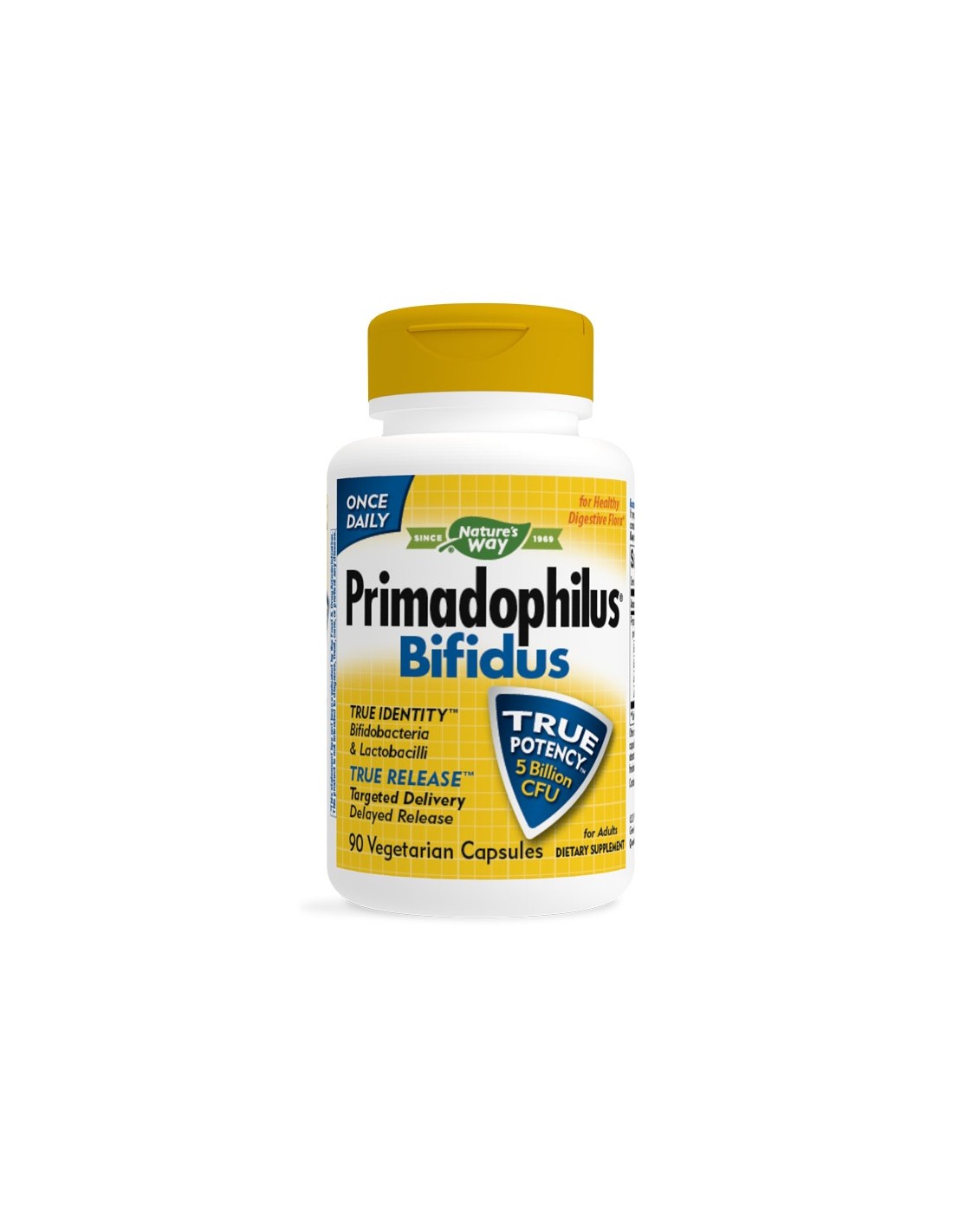 Пробиотик Primadophilus Bifidus – здраве за дебелото черво Примадофилус Бифидус 90 капсули за 3 месеца прием – Image 2