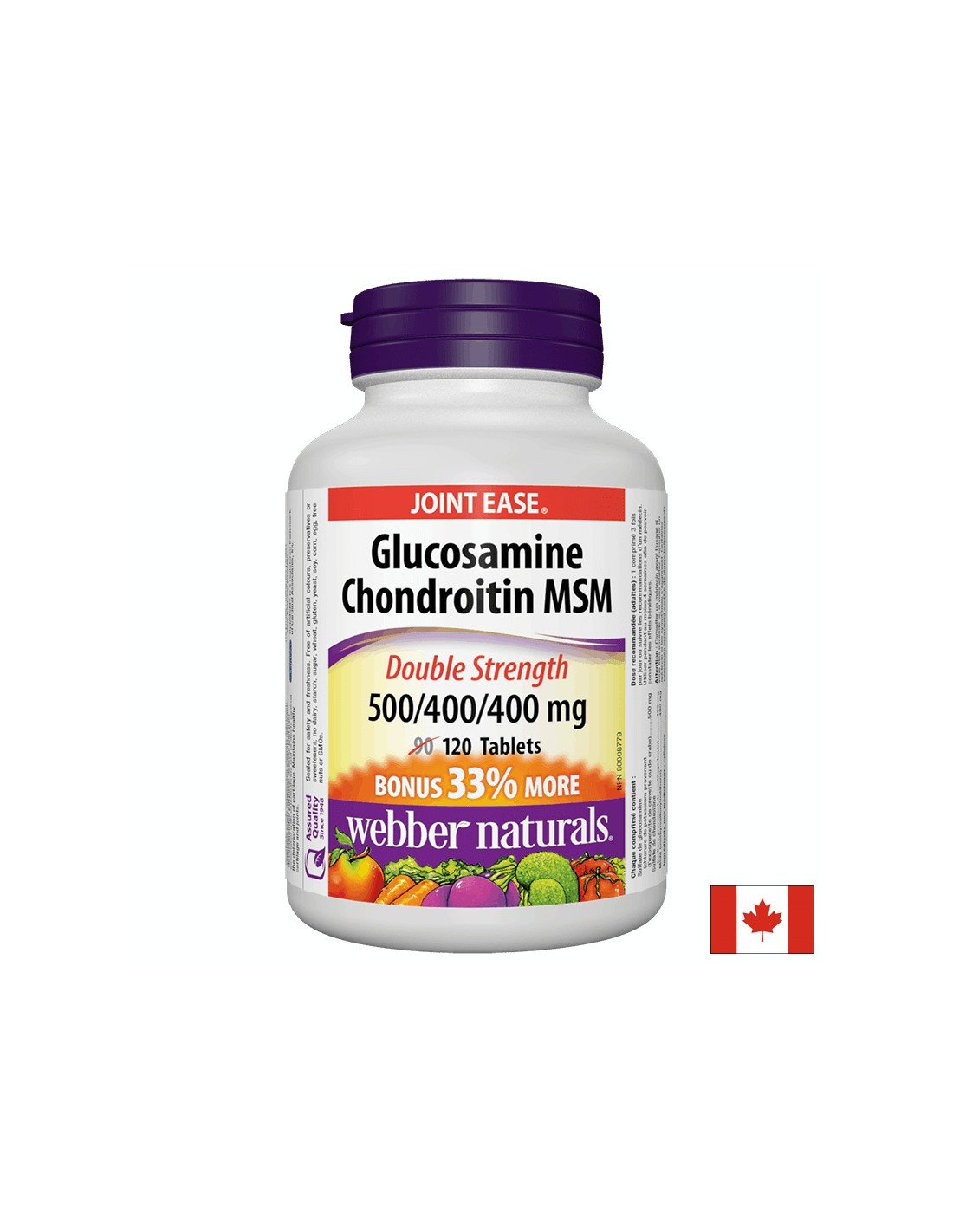 Glucosamine, Chondroitin, MSM/ Глюкозамин, Хондроитин и МСМ х 120 таблетки – Image 1