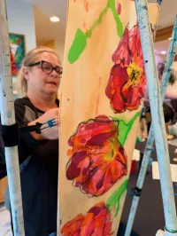 Paint A Scarf Premium @ Artzy Junkin Studio, Soldotna, AK – Image 3