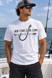 HERE FISHY FISHY T-Shirt – Image 2
