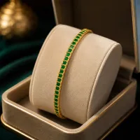 Emerald Royale Tennis Bracelet – Image 4