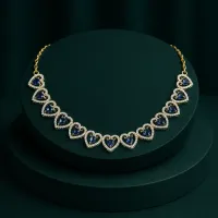 Midnight Heart Elegance Necklace Set – Image 1