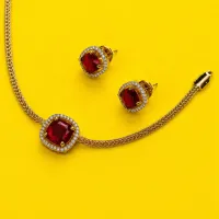 Ruby Royale Pendant Set – Image 3