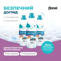 Кондиціонер-пом’якшувач для дитячої білизни Baby Powder BABY PLANET, 900 мл – Image 5