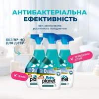 Антибактеріальний спрей для дитячих поверхонь  BABY PLANET, 325 мл – Image 4