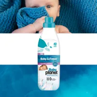 Кондиціонер-пом’якшувач для дитячої білизни Baby Powder BABY PLANET, 900 мл – Image 3