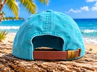 Waves Consultant Embroidered Cap – ADAMS Caribbean Blue – Image 3