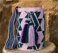 Mochila Wayuu Brisa Lila – Image 2