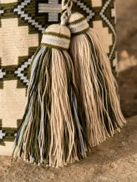 Mochila Wayuu Oliva del Desierto – Image 6