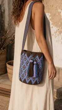 Mochila Wayuu Cielo Guajiro – Image 3