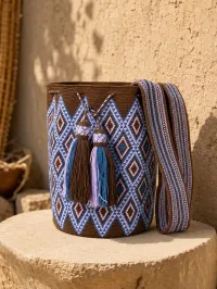 Mochila Wayuu Cielo Guajiro – Image 2