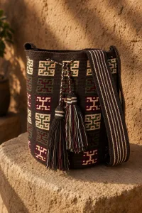 Mochila Wayuu Senderos de Fuego – Image 2