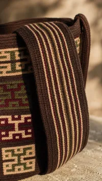 Mochila Wayuu Senderos de Fuego – Image 7