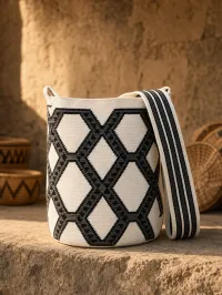 Mochila Wayuu Contraste Guajiro – Image 4